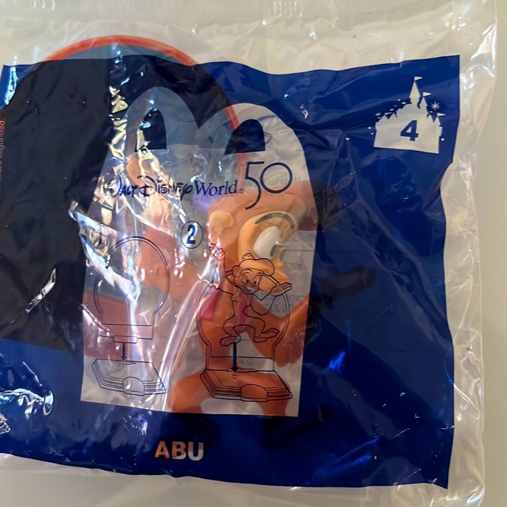 Disney McDonald’s 50th Celebration Happy Meal Toy | Abu | Aladdin